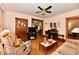 Charming living room with hardwood floors and open layout at 1106 W 4Th St, Anderson, IN 46016