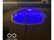 Beautifully lit pool at night offering a serene and inviting ambiance at 1425 Winding Trail Cir, Greenwood, IN 46142