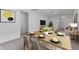 Bright dining area showcases modern decor and an open floor plan at 1606 Asbury St, Indianapolis, IN 46203