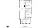A detailed floor plan showcasing the layout and dimensions of the house, offering a clear overview at 1606 Asbury St, Indianapolis, IN 46203