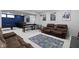 Finished basement featuring a sofa, tv, billiard table and play area at 17359 Wilkes Way, Westfield, IN 46074