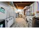 This basement laundry area is ready for all of your cleaning needs at 2110 Allison Ave, Speedway, IN 46224