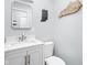 This bathroom features modern fixtures, clean lines, and a minimalist aesthetic for a functional and stylish space at 2110 Allison Ave, Speedway, IN 46224