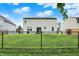 Fenced backyard with a lush green lawn, ideal for outdoor activities and relaxation at 2623 Senators Way, Indianapolis, IN 46217