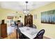 Dining room featuring hardwood floors and neutral-colored walls at 2623 Senators Way, Indianapolis, IN 46217