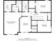 Second floor plan showing primary bedroom, bedrooms, bathrooms, walk-in closets, and hallways at 2623 Senators Way, Indianapolis, IN 46217