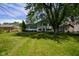 Expansive backyard showing the tree coverage and a view of the house's rear exterior at 2721 W 34Th St, Anderson, IN 46011