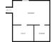 Floor plan of the basement, utility room, and storage area of the house at 2721 W 34Th St, Anderson, IN 46011