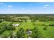 A beautiful aerial view of the house, backyard and surrounding green area at 2953 Foxborough Dr, Greenwood, IN 46143