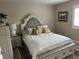 Serene bedroom with a stylish bed frame, decorative pillows, and a cozy atmosphere at 308 Bay Ridge Dr, Pendleton, IN 46064