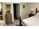 Comfortable carpeted bedroom featuring decor and an doorway leading into another space at 308 Bay Ridge Dr, Pendleton, IN 46064