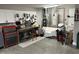 Well-organized garage featuring a work bench, tool storage, and utility sink for added convenience at 308 Bay Ridge Dr, Pendleton, IN 46064