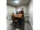 This dining room features vinyl floors and provides an inviting space for gatherings at 3752 N Oxford St, Indianapolis, IN 46218