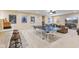 Finished basement with a ping pong table, bar seating, and entertainment area for relaxing and games at 4681 Shelby Cir, Greenwood, IN 46143