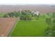 Scenic aerial showcases land and outbuildings at 6012 S 625 W, Pendleton, IN 46064
