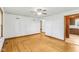 Bright living room featuring hardwood floors, neutral paint, and natural light from windows at 6012 S 625 W, Pendleton, IN 46064