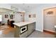 Well-designed kitchen with a central island and easy access to living spaces, great for entertaining at 6187 Crittenden Ave, Indianapolis, IN 46220