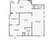 Detailed floor plan showcasing room dimensions and layout of the home at 6430 E Southport Rd, Indianapolis, IN 46237