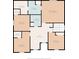 The floor plan for the second floor features bedrooms and bathrooms at 918 Cass Dr, Franklin, IN 46131
