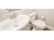 The bathroom features modern sink and toilet at 9369 Casey Rd, Pendleton, IN 46064