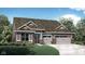 Charming single-Gathering home with a two-car garage, manicured lawn, and attractive brick accents at 9387 Abner St, McCordsville, IN 46055
