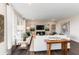 Modern living room featuring contemporary decor, comfortable seating, and ample natural light at 9387 Abner St, McCordsville, IN 46055
