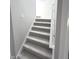 Carpeted stairway leading to the upper level of the home at 1056 Bent Branch Ln, Greenwood, IN 46143
