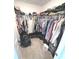 Walk-in closet with clothing racks and shoe storage at 1056 Bent Branch Ln, Greenwood, IN 46143