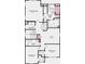 Upstairs floor plan featuring primary suite, primary bath, laundry room, loft, and two secondary bedrooms at 13406 Vickery Ridge Dr, Fishers, IN 46037