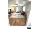 Bright living room with hardwood floors and a cozy area rug at 1722 Dawson St, Indianapolis, IN 46203