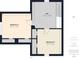 Upstairs floor plan featuring two bedrooms and a loft space at 201 N 11Th St, Elwood, IN 46036