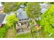 Stunning aerial view of the home featuring multiple decks and patios for outdoor living at 242 W Warford Dr, , IN 46164