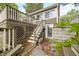 House exterior with stairs to basement at 242 W Warford Dr, , IN 46164