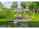 Lake house with dock and screened-in porch offering serene waterfront living at 242 W Warford Dr, , IN 46164