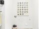 Minimalist laundry room with alphabet decor and ample space for organization at 3152 Glasgow Pl, Danville, IN 46122