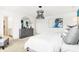 Spacious bedroom with elegant decor, modern lighting, and access to ensuite bathroom at 3152 Glasgow Pl, Danville, IN 46122