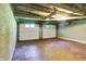 Bright two car garage with dual doors, offering ample space for vehicles and storage, set for various uses at 3215 E Edgewood Ave, Indianapolis, IN 46227
