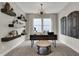 Stylish office space with unique decor, natural light, and carpet flooring perfect for productivity and comfort at 3449 Glasgow Pl, Danville, IN 46122
