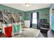 Well-lit ' room with a bunk bed, dresser, and window; perfect for play and relaxation at 442 Mozart Dr, Greenfield, IN 46140