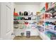 Spacious pantry with ample shelving for organized storage of food and kitchen essentials at 442 Mozart Dr, Greenfield, IN 46140