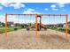 Vibrant community playground with swings and slides, offering a fun recreational space at 442 Mozart Dr, Greenfield, IN 46140