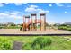 Community playground with climbing structures and slides, perfect for outdoor fun at 442 Mozart Dr, Greenfield, IN 46140