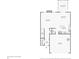 First floor plan showcasing the layout of the living room, kitchen, dining room, and garage at 513 Sun Catcher Dr, Avon, IN 46123