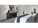 Stylish bedroom featuring modern furniture and neutral color palette at 5273 Nettleton Way, Avon, IN 46123
