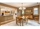Eat-in dining room area with chandelier at 5326 White Marsh Ln, Indianapolis, IN 46226