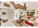 Bright living room featuring a balcony with a neutral color palette at 5326 White Marsh Ln, Indianapolis, IN 46226