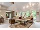 Bright living room featuring a neutral color palette at 5326 White Marsh Ln, Indianapolis, IN 46226
