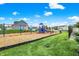 Community playground offers a safe and fun environment for children with a variety of play equipment at 5420 Orwell Ct, Indianapolis, IN 46239