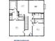 Second floor plan featuring a loft, bathroom and two bedrooms: BR1 and BR2 at 6248 Cascades Dr, Whitestown, IN 46075