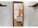 Bathroom entryway with closet and fixtures visible at 6580 N Us Highway 31, Whiteland, IN 46184